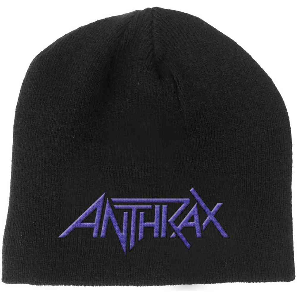 Anthrax - Logo Beanie Muts - Zwart